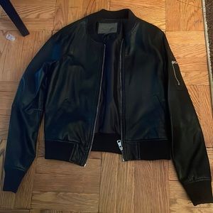 PLEATHER BB DAKOTA BOMBER JACKET THE BEST GOING OUT JACKET